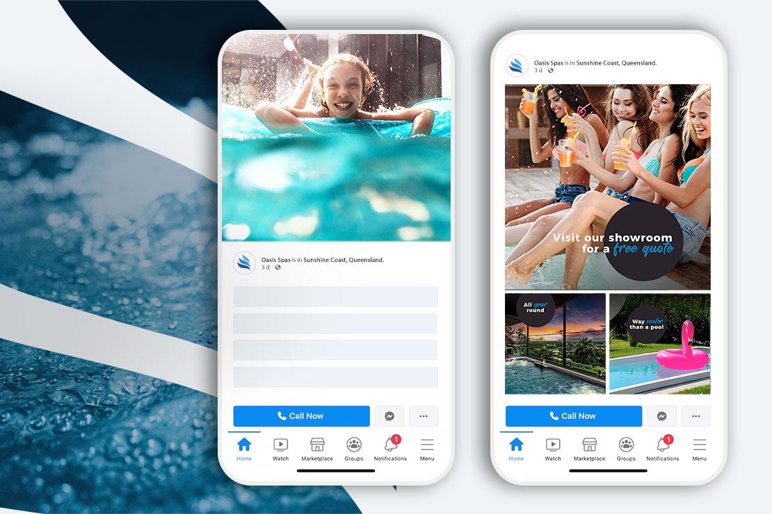 Paid advertising strategy for Oasis Spas