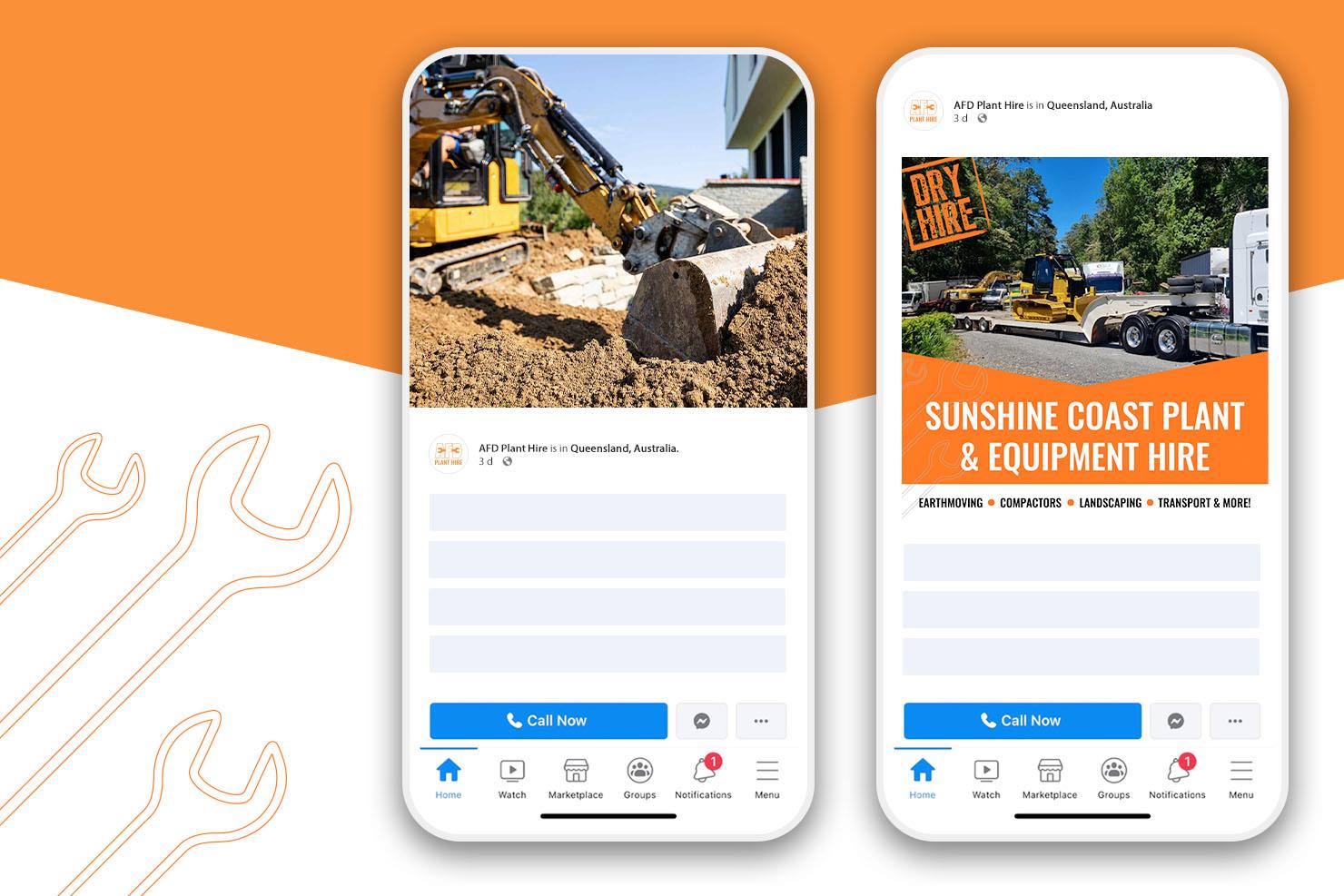 Facebook Ads for AFD Plant Hire